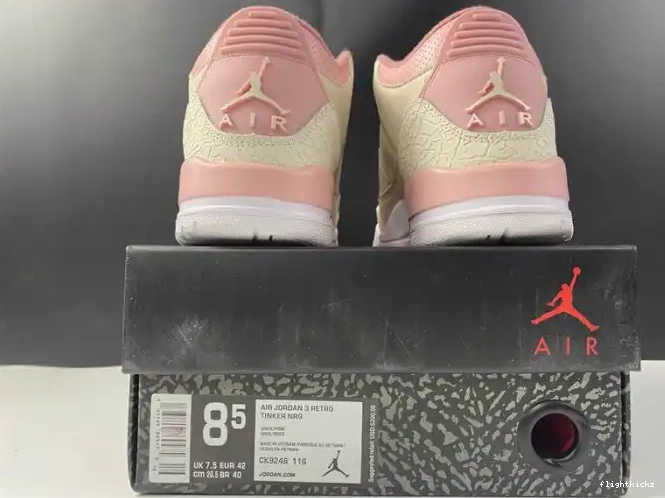 Rust 3 Sail Air (W) Pink Retro Jordan CK9246-116 0630
